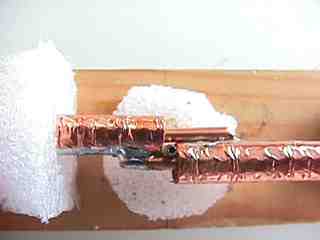 Coax halvegolf element en kwartgolf stub